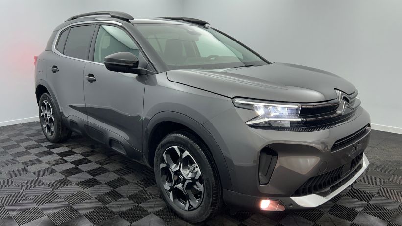 Aperçu du véhicule : C5 Aircross Hybride 136 e-DCS6 Max Gris Platinium avec 1900€ d'équipements inclus